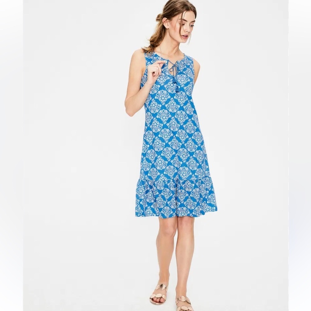 Boden Arabella jersey flounce dress